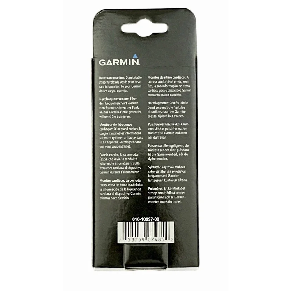 Garmin Heart Rate Monitor Chest Strap ANT+ HRM1G 010-10997-00 Black New